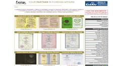 Desktop Screenshot of foreigndocuments.com
